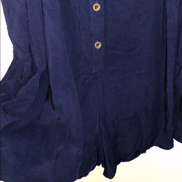 Blue buttoned romper - Picture 3 of 3